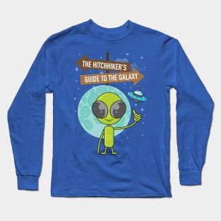 The Hitchhiker's Guide to the Galaxy - Alternative Movie Poster Long Sleeve T-Shirt